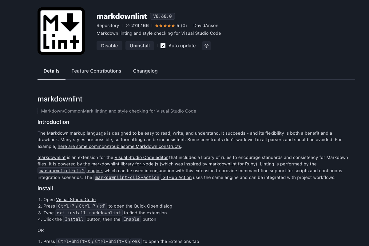 Markdownlint guide illustration